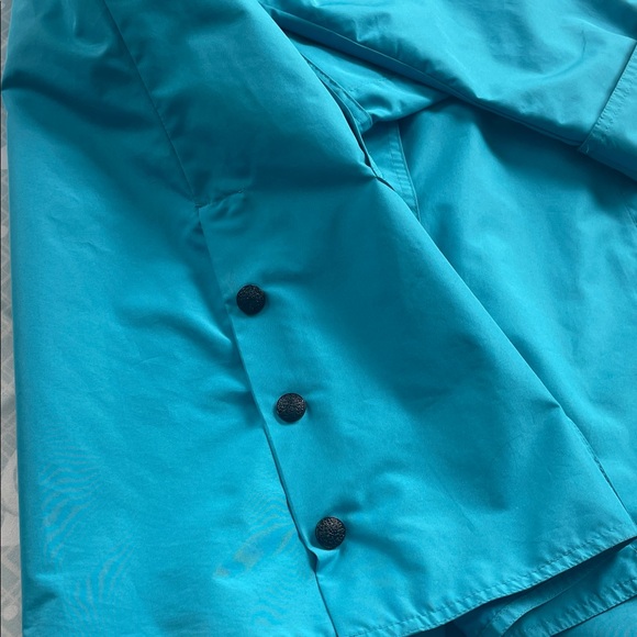 Weather Tamer Teal Button-Up Jacket - Picture 5 of 12